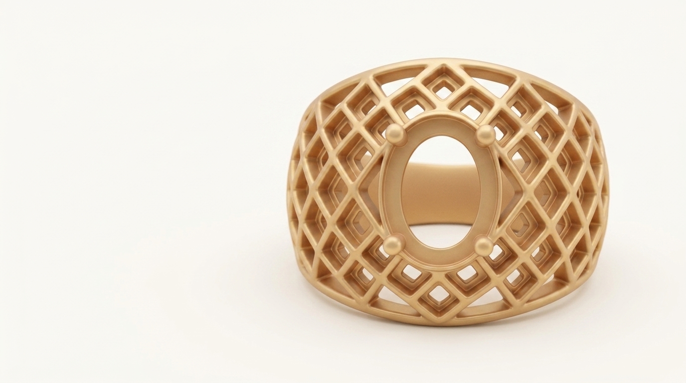 3D model of the sapphire ring